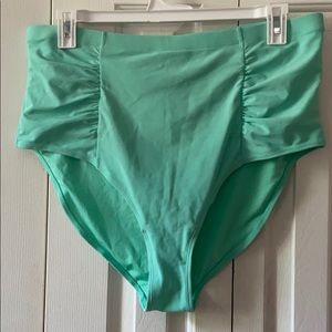 Teal Plus Size Swim Bottom Forever 21